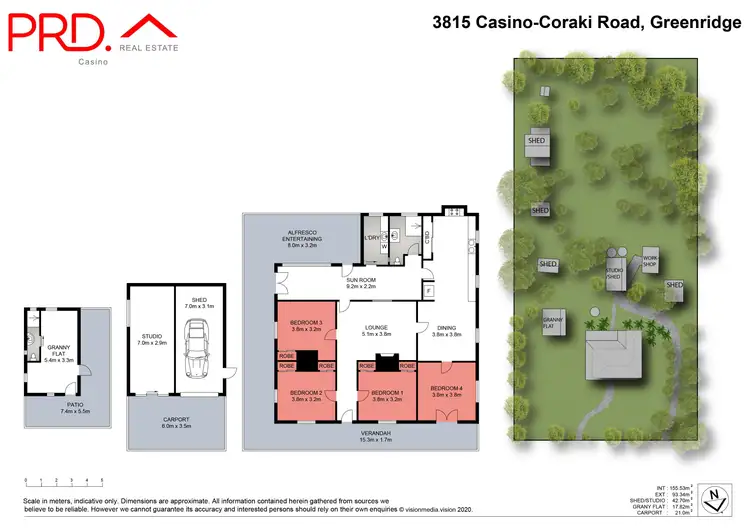 Floorplan of Homely house listing, 3815 Casino Coraki Road, Greenridge NSW 2471