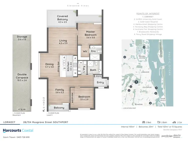 Floorplan of Homely unit listing, 28/154 Musgrave Avenue, Southport QLD 4215