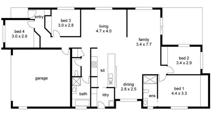 Floorplan of Homely house listing, Address available on request