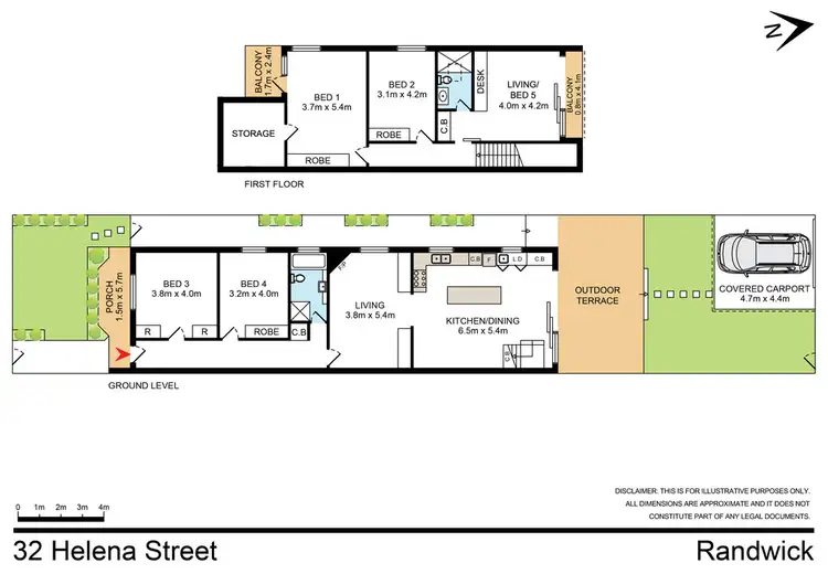 Floorplan of Homely house listing, 32 Helena Street, Randwick NSW 2031