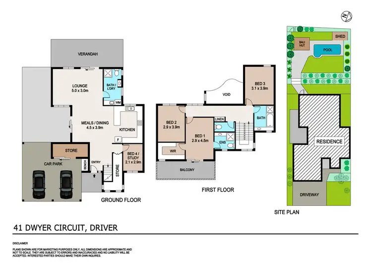 Floorplan of Homely house listing, 41 Dwyer Circuit, Driver NT 830