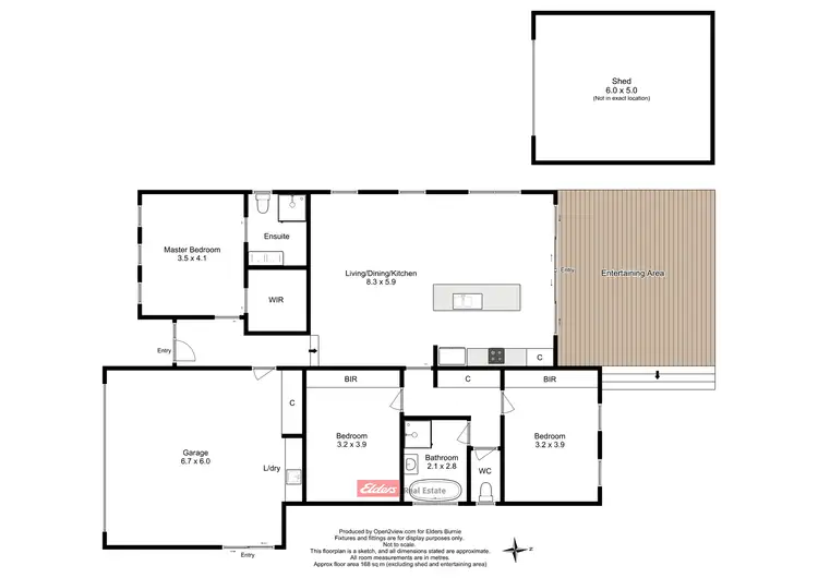 Floorplan of Homely house listing, 3 Oasis Drive, Shorewell Park TAS 7320