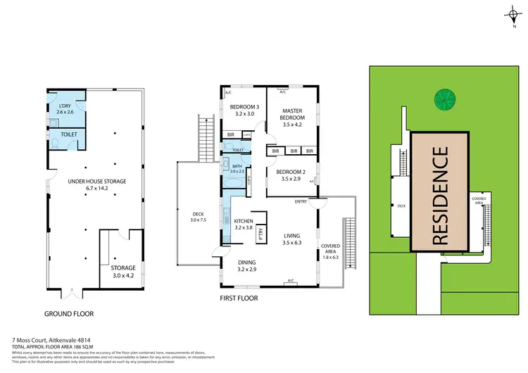 Floorplan of Homely house listing, 7 Moss Court, Aitkenvale QLD 4814
