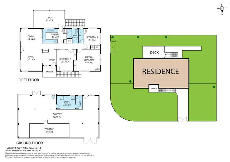 Floorplan of Homely house listing, 1 Abney Court, Aitkenvale QLD 4814