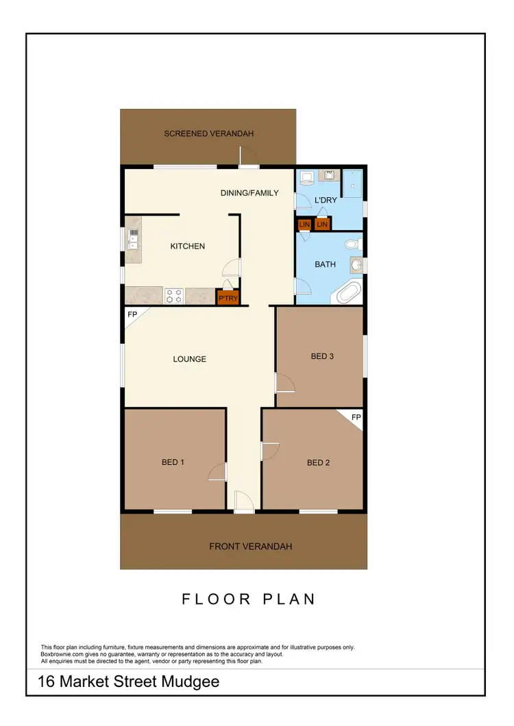 Floorplan of Homely house listing, 16 Market Street, Mudgee NSW 2850
