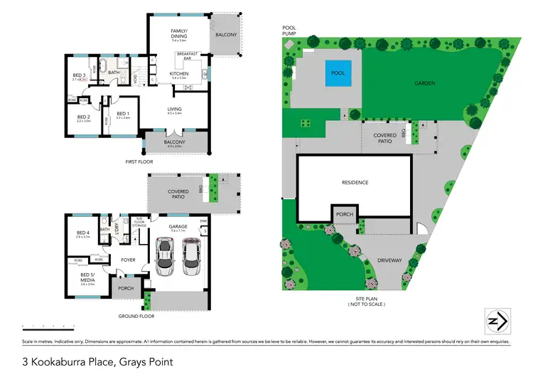 Floorplan of Homely house listing, 3 Kookaburra Place, Grays Point NSW 2232