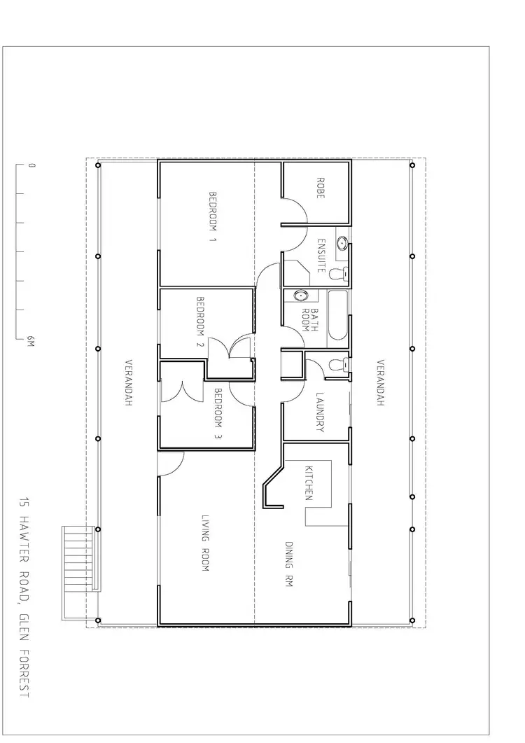Floorplan of Homely house listing, 15 Hawter Road, Glen Forrest WA 6071