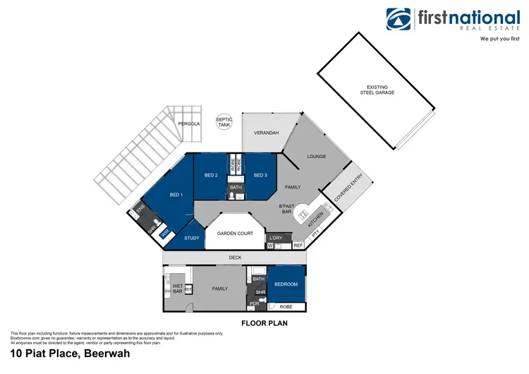 Floorplan of Homely house listing, 10 Piat Place, Beerwah QLD 4519