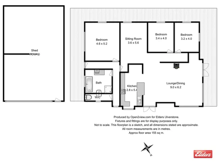 Floorplan of Homely house listing, 5 Smiths Road, Preston TAS 7315