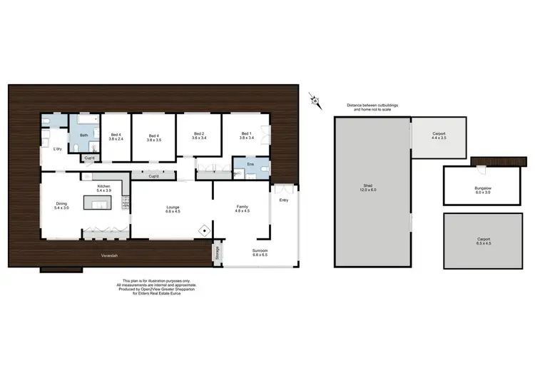 Floorplan of Homely rural property listing, 2 Wikman Road, Locksley VIC 3665