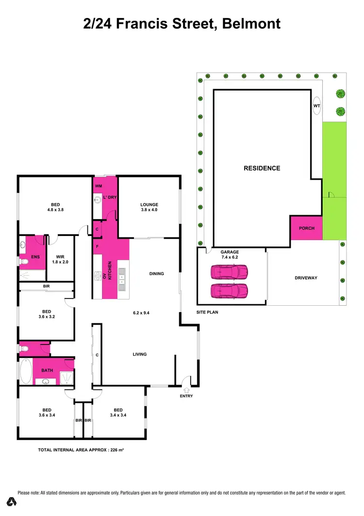 Floorplan of Homely house listing, 24B Francis Street, Belmont VIC 3216