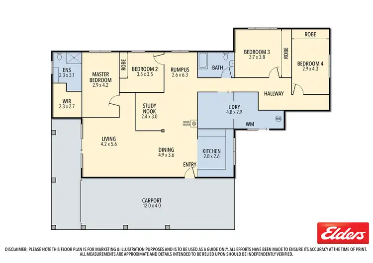 Floorplan of Homely house listing, 74 SARENA PARADE, Robertsons Beach VIC 3971