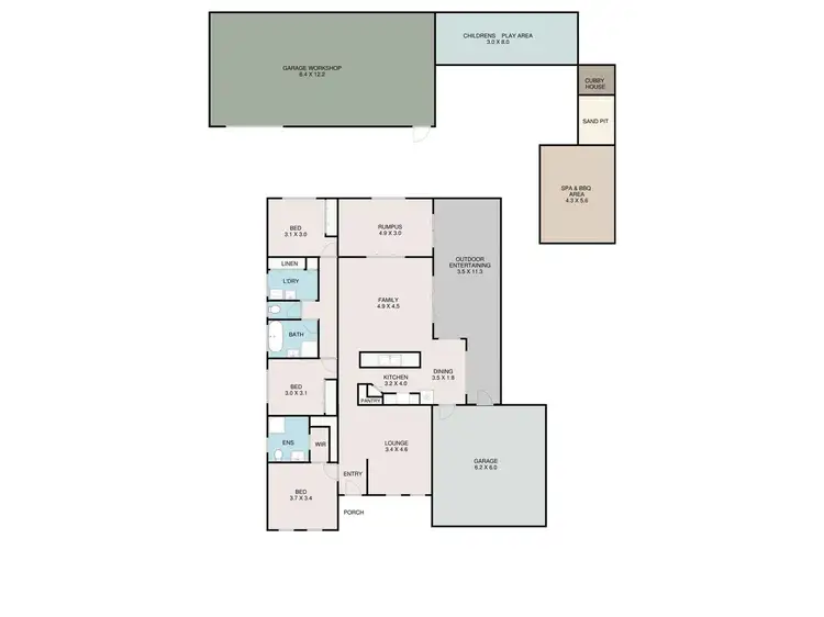 Floorplan of Homely house listing, 4 Connoly Street, Violet Town VIC 3669