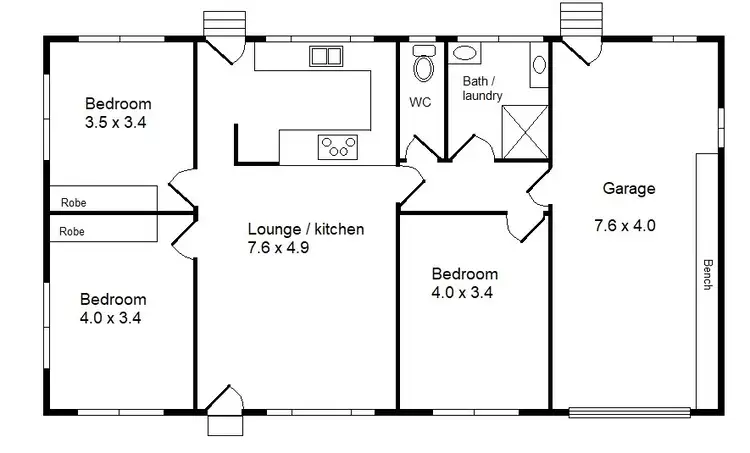 Floorplan of Homely house listing, 12 Coogee Street, Tuross Head NSW 2537