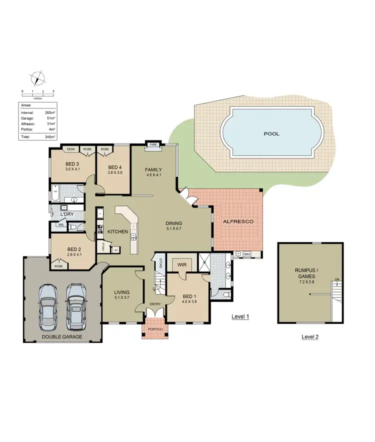 Floorplan of Homely house listing, 27 Glentrool Gardens, Canning Vale WA 6155