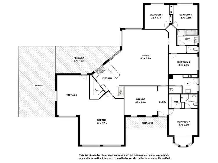 Floorplan of Homely house listing, 18 Greenridge Drive, Mount Gambier SA 5290