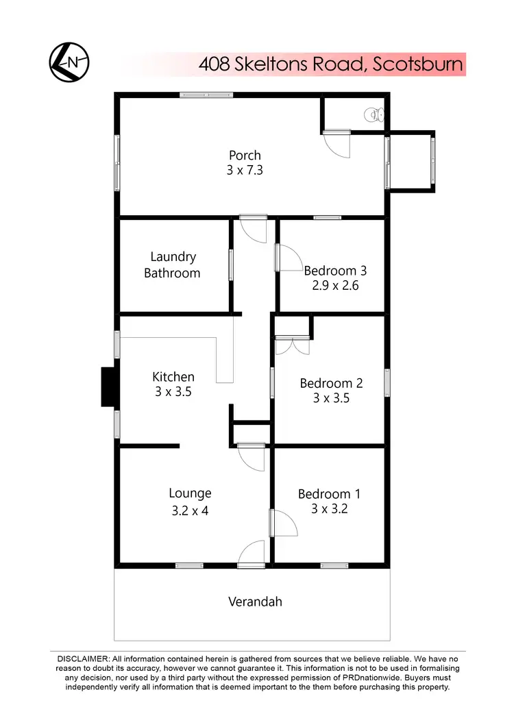 Floorplan of Homely house listing, 408 Skeltons Road, Scotsburn VIC 3352