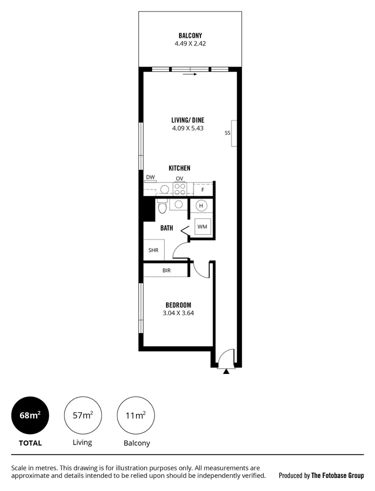 Floorplan of Homely house listing, 401/6-8 The Breeze , 6-8 Wirra Drive, New Port SA 5015