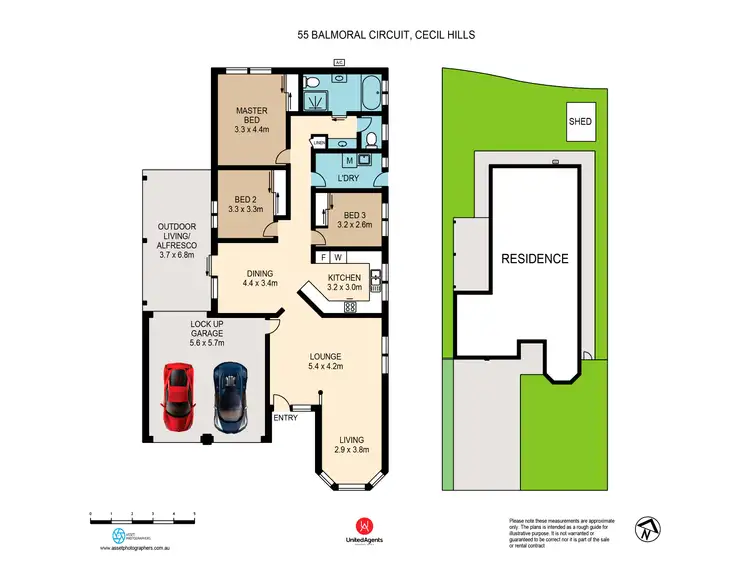 Floorplan of Homely house listing, 55 Balmoral Circuit, Cecil Hills NSW 2171
