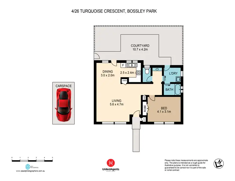 Floorplan of Homely house listing, 4/26 Turquoise Crescent, Bossley Park NSW 2176