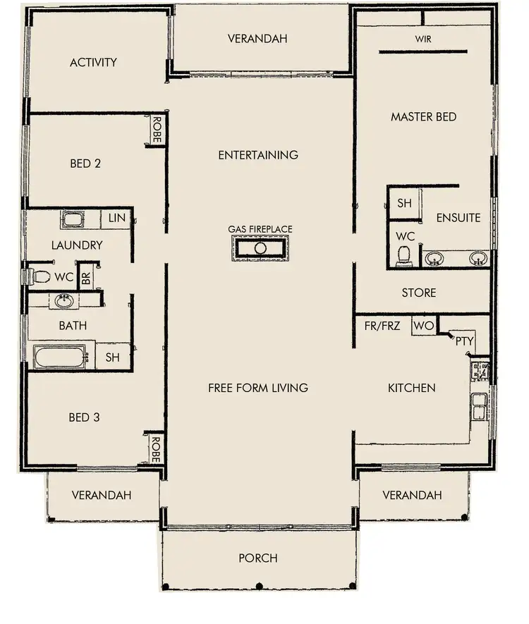 Floorplan of Homely house listing, 11 Water View, Bouvard WA 6211