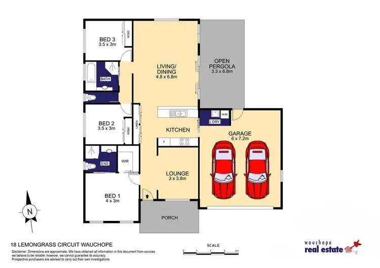 Floorplan of Homely house listing, 18 Lemongrass Circuit, Wauchope NSW 2446
