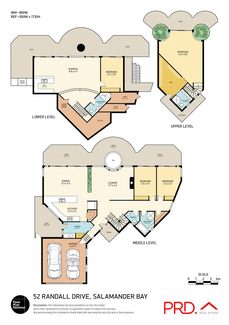 Floorplan of Homely house listing, 52 Randall Drive, Salamander Bay NSW 2317