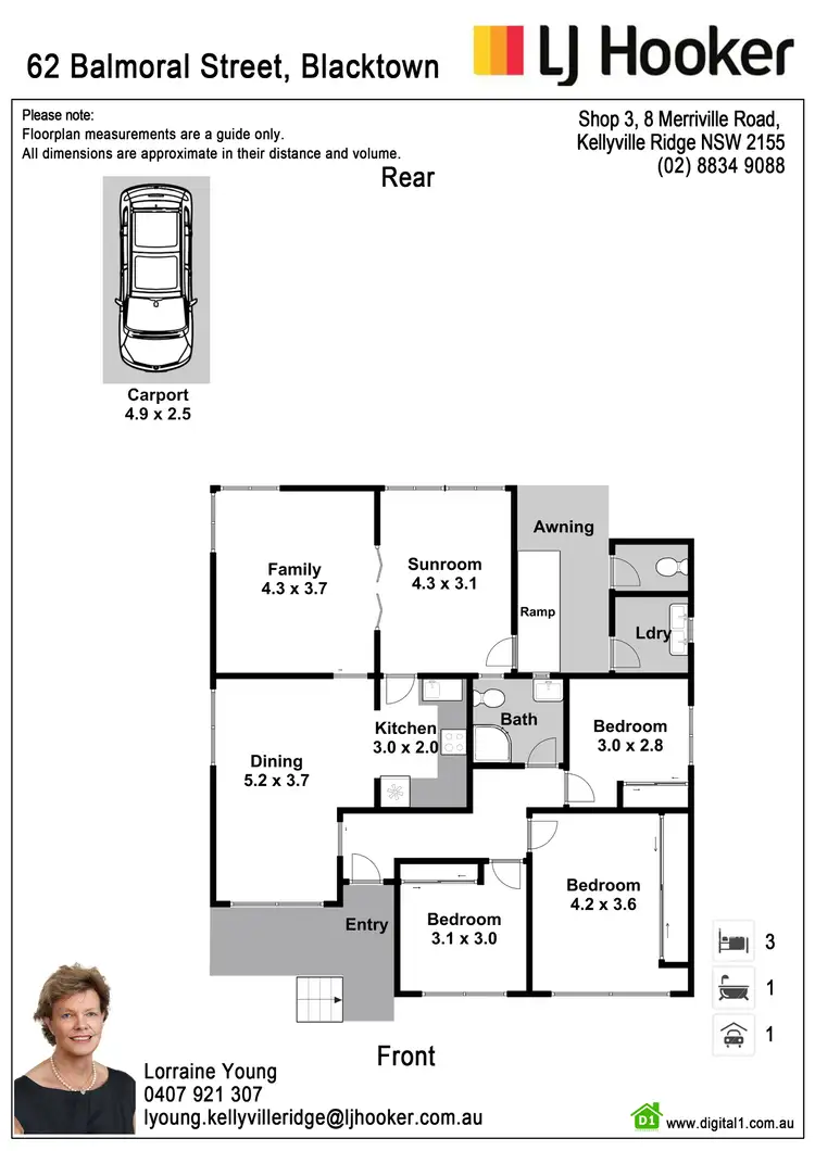 Floorplan of Homely house listing, 62 Balmoral Street, Blacktown NSW 2148