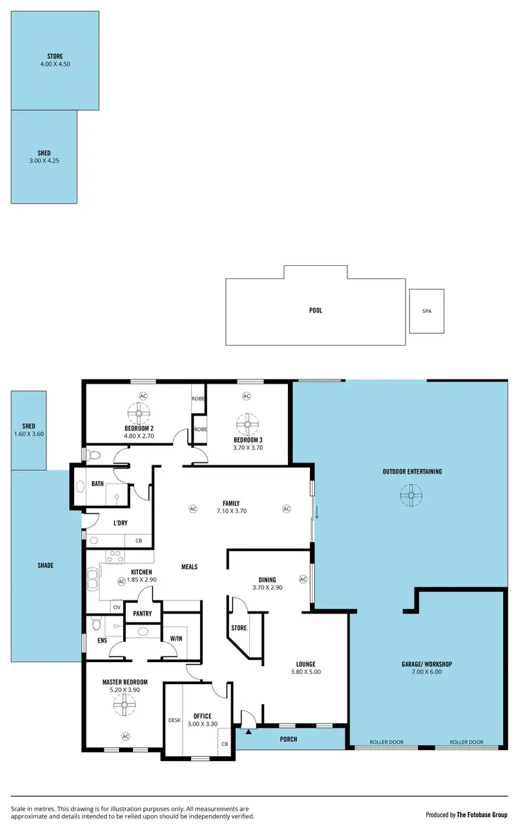 Floorplan of Homely house listing, 18 Horseshoe Drive, Woodcroft SA 5162