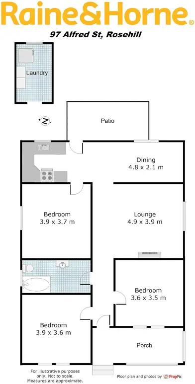 Floorplan of Homely house listing, 97 Alfred St, Harris Park NSW 2150