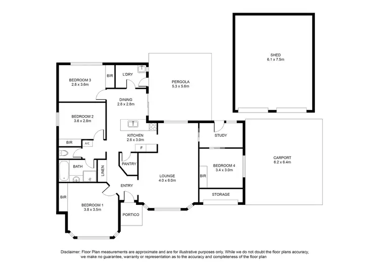 Floorplan of Homely house listing, 75 Crouch Street North, Mount Gambier SA 5290