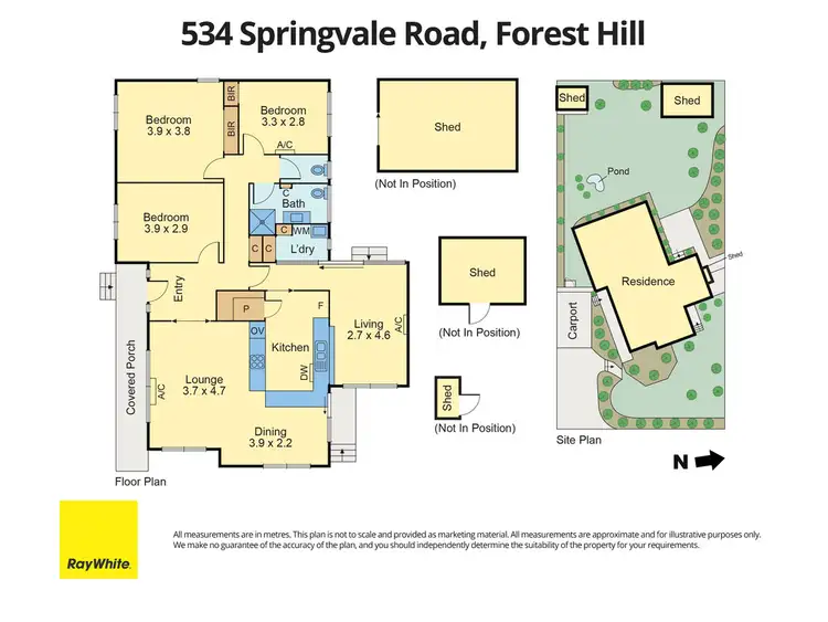 Floorplan of Homely house listing, 534 Springvale Road, Forest Hill VIC 3131