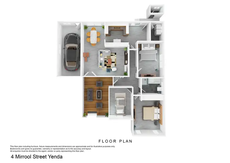 Floorplan of Homely house listing, 4 Mirrool Avenue, Yenda NSW 2681