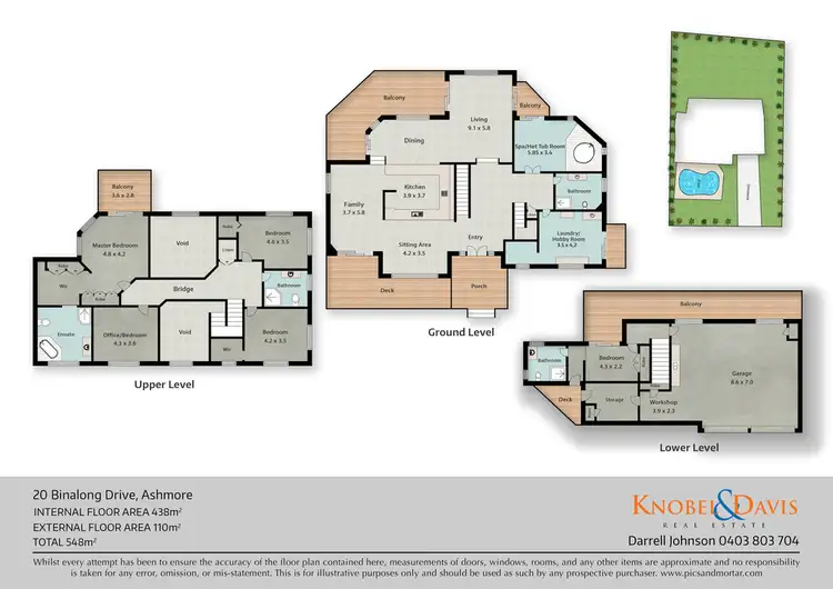 Floorplan of Homely house listing, 20 Binalong Drive, Ashmore QLD 4214