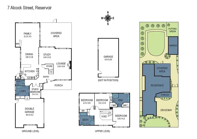 Floorplan of Homely house listing, 7 Alcock Street, Reservoir VIC 3073