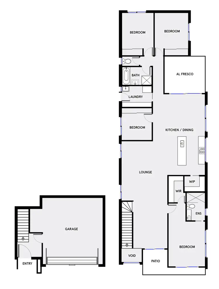 Floorplan of Homely house listing, 20B Wilkinson Street, Flynn ACT 2615