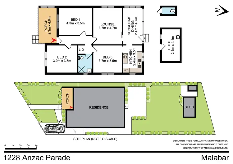 Floorplan of Homely house listing, 1228 Anzac Parade, Malabar NSW 2036