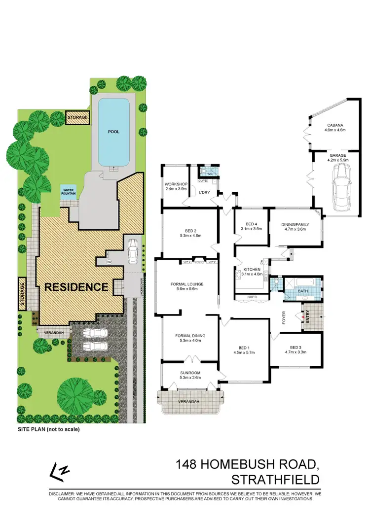 Floorplan of Homely house listing, 148 HOMEBUSH ROAD, Strathfield NSW 2135