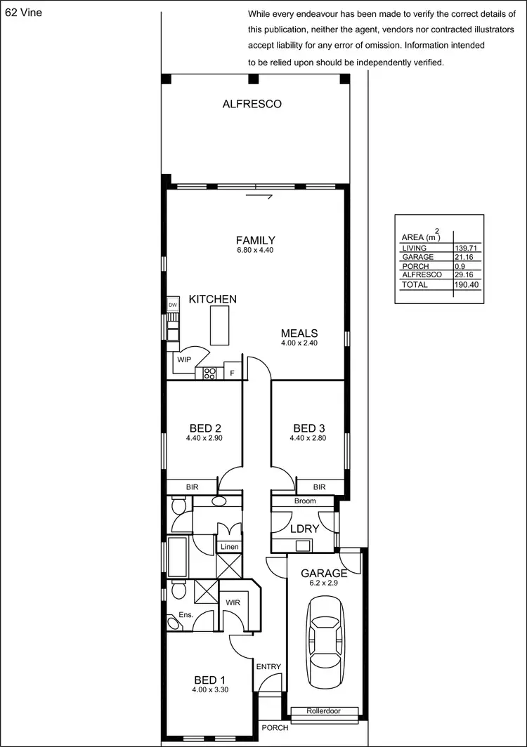 Floorplan of Homely house listing, 62B Vine Street, Magill SA 5072
