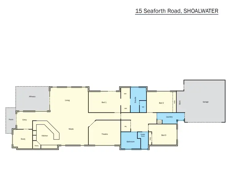 Floorplan of Homely house listing, 15 Seaforth Road, Shoalwater WA 6169