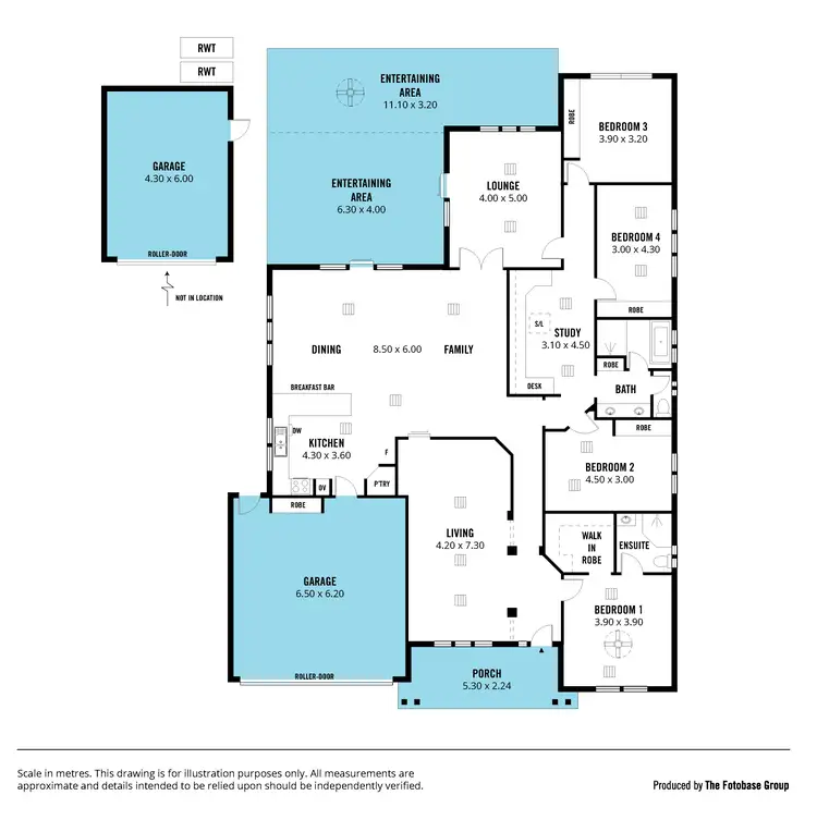 Floorplan of Homely house listing, 43 Appaloosa Way, Woodcroft SA 5162