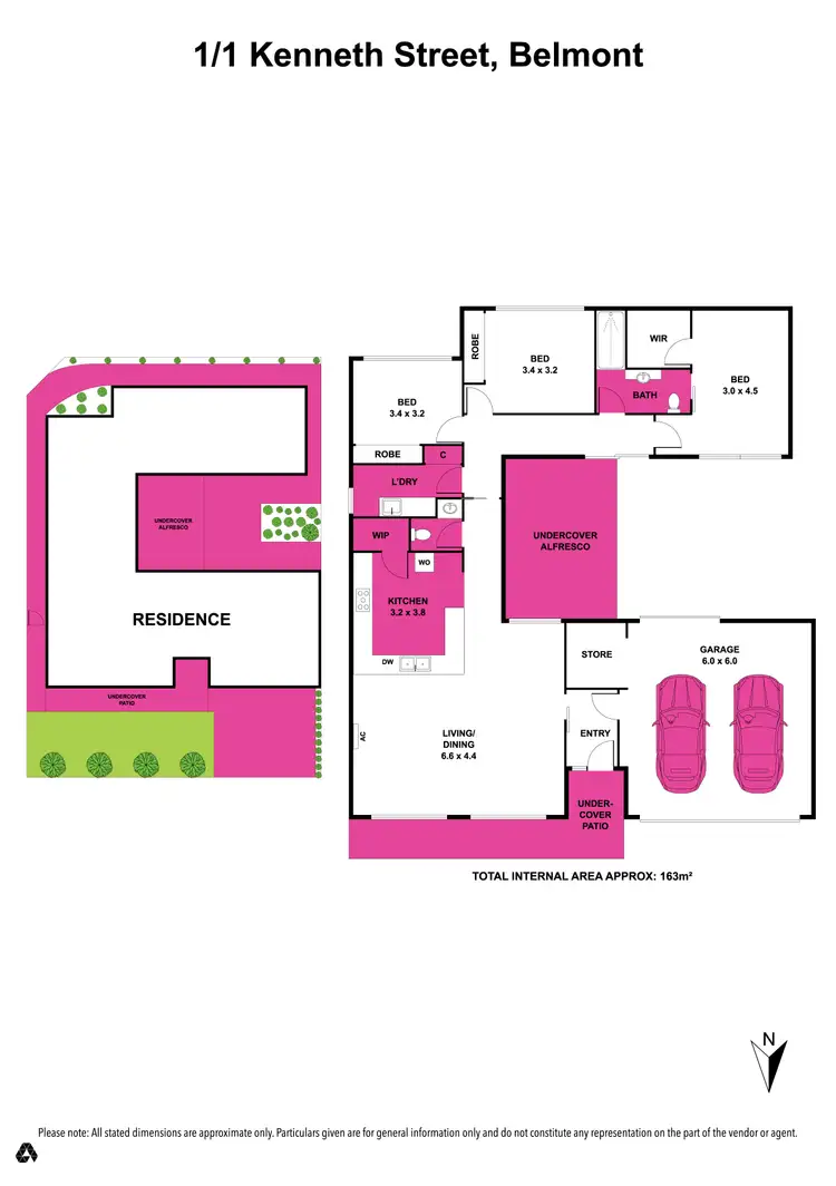 Floorplan of Homely house listing, 1/1 Kenneth Street, Belmont VIC 3216