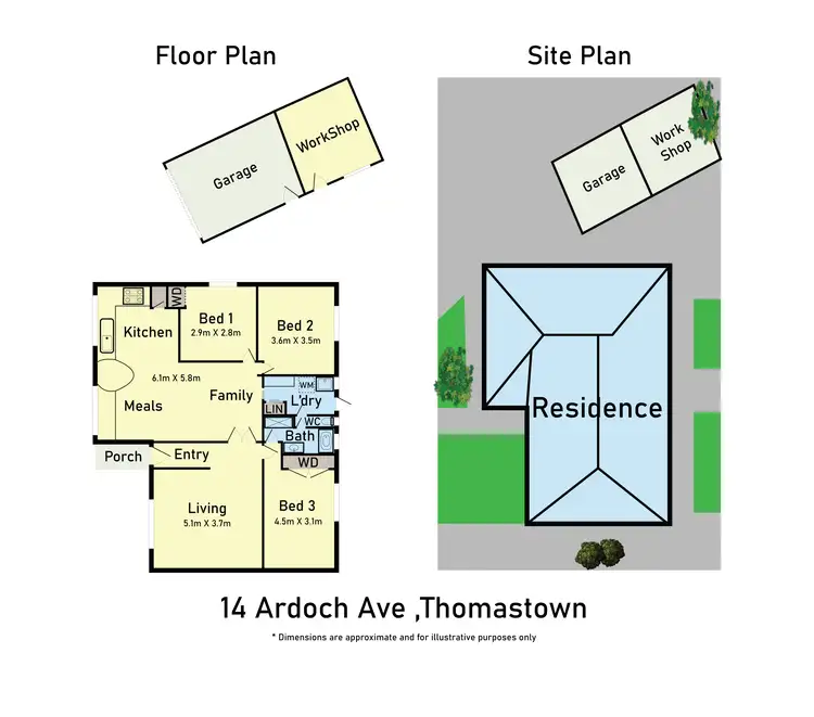 Floorplan of Homely house listing, 14 Ardoch Avenue, Thomastown VIC 3074