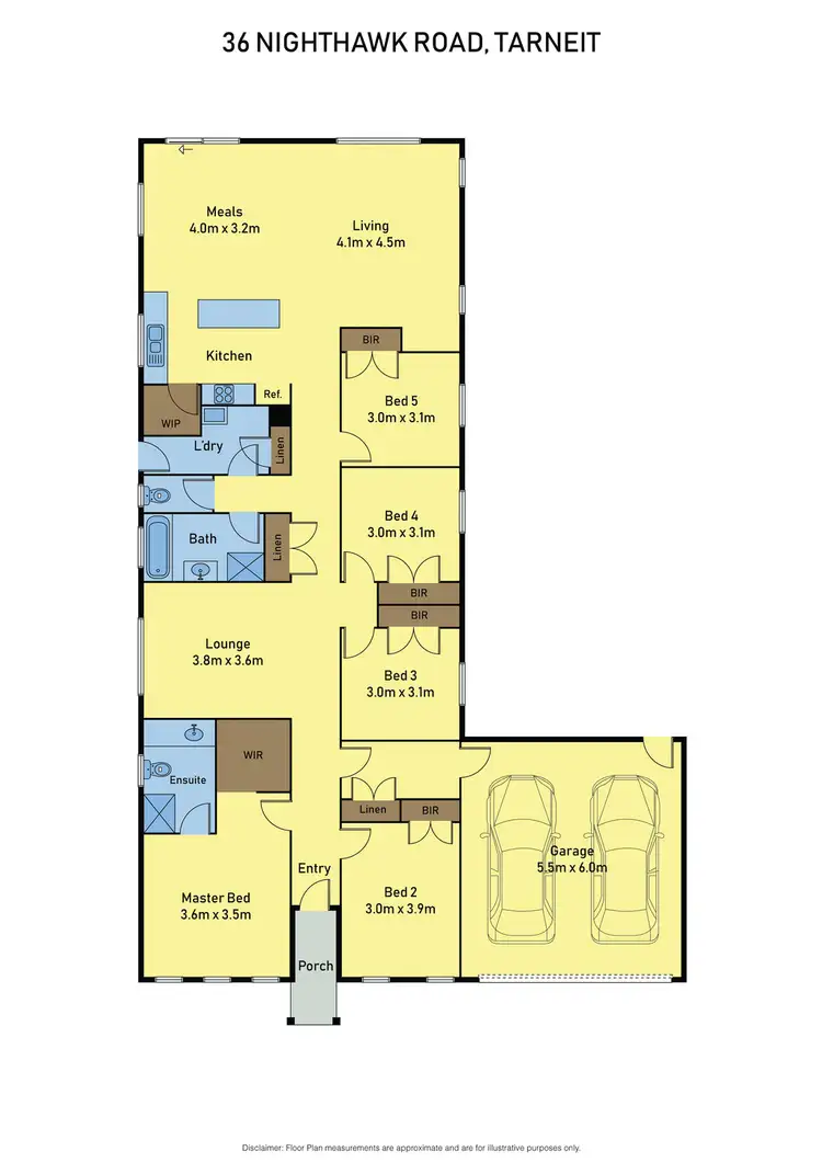 Floorplan of Homely house listing, 36 Nighthawk Road, Tarneit VIC 3029