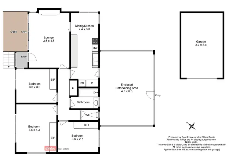 Floorplan of Homely house listing, 3 Nelson Street, Acton TAS 7320