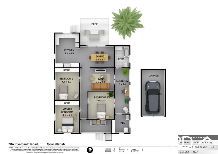 Floorplan of Homely house listing, 78A Invercauld Road, Goonellabah NSW 2480