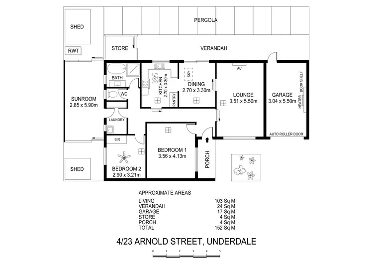 Floorplan of Homely house listing, 4/23-25 Arnold Street, Underdale SA 5032