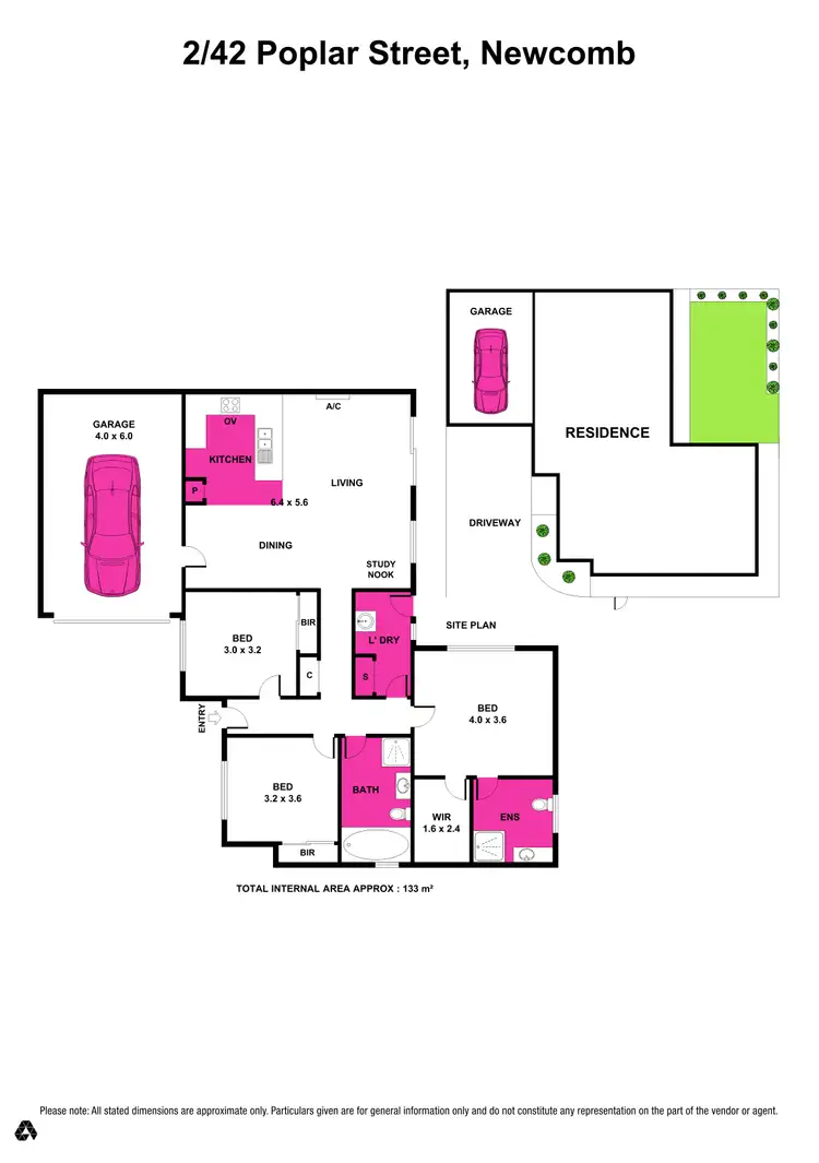 Floorplan of Homely house listing, 42B Poplar Street, Newcomb VIC 3219