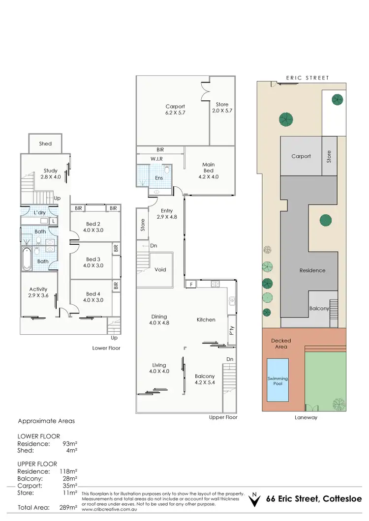 Floorplan of Homely house listing, 66 Eric Street, Cottesloe WA 6011