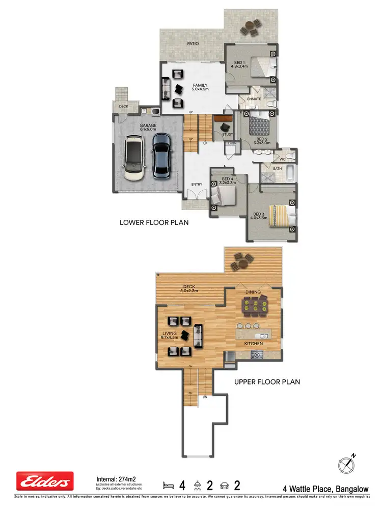Floorplan of Homely house listing, 4 Wattle Place, Bangalow NSW 2479